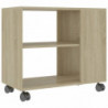 Beistelltisch Sonoma-Eiche 70x35x55 cm Holzwerkstoff