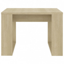 Beistelltisch Sonoma-Eiche 50x50x35 cm Spanplatte