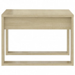 Beistelltisch Sonoma-Eiche 50x50x35 cm Spanplatte