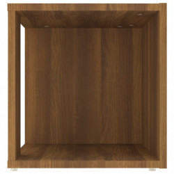 Beistelltisch Braun Eichen-Optik 33x33x34,5 cm Holzwerkstoff