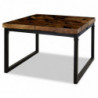 Couchtisch Teak Harz 60 x 60 x 40 cm