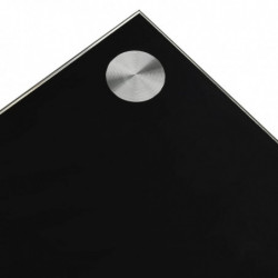 Couchtisch Schwarz 110x43x60 cm Hartglas