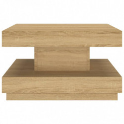 Couchtisch Hellbraun 60x60x35 cm MDF