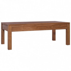 Couchtisch 110x60x40 cm Teak Massivholz