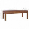 Couchtisch 110x60x40 cm Teak Massivholz