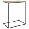 Beistelltisch Schwarz 55x35x66 cm Holzwerkstoff