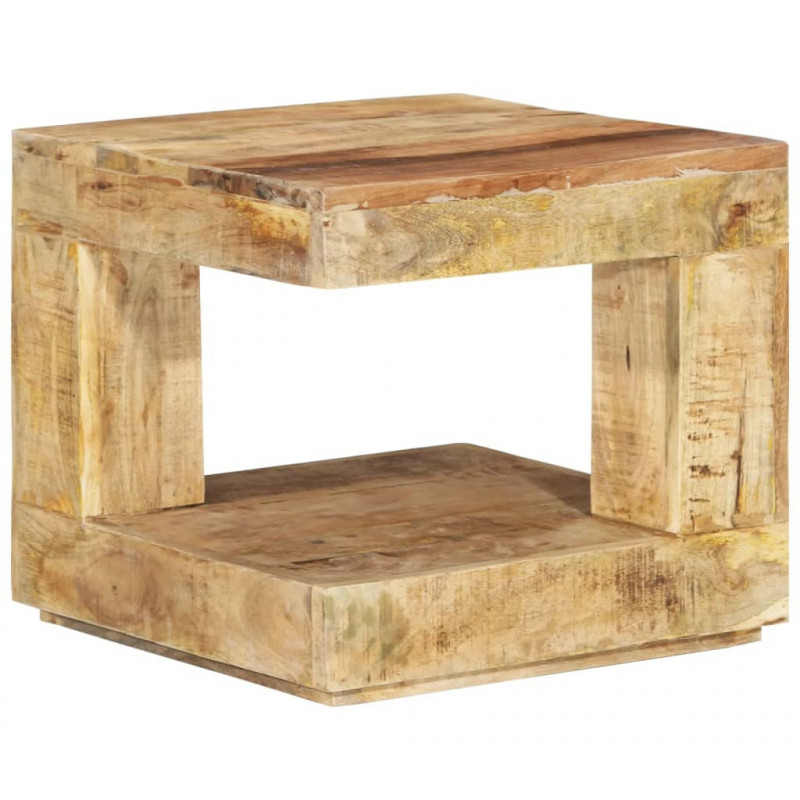 Couchtisch 45x45x40 cm Massivholz Mango