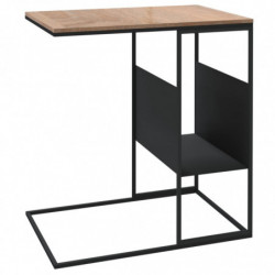 Beistelltisch Schwarz 55x36x59,5 cm Holzwerkstoff