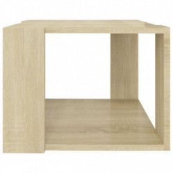 Couchtisch Sonoma-Eiche 40x40x30 cm Holzwerkstoff