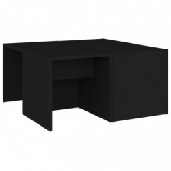 Couchtische 4 Stk. Schwarz 33x33x33 cm Spanplatte