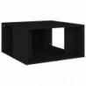 Couchtische 4 Stk. Schwarz 33x33x33 cm Spanplatte