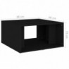 Couchtische 4 Stk. Schwarz 33x33x33 cm Spanplatte