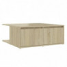 Couchtisch Sonoma-Eiche 80x80x31 cm Spanplatte