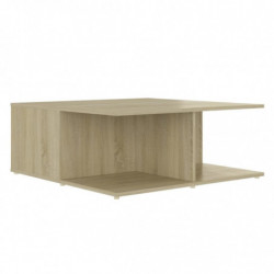 Couchtisch Sonoma-Eiche 80x80x31 cm Spanplatte