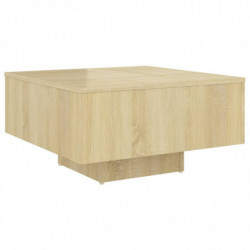 Couchtisch Sonoma-Eiche 60x60x31,5 cm Spanplatte