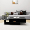 Couchtisch Schwarz 105x55x32 cm Spanplatte