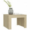 Couchtisch Sonoma-Eiche 50x50x35 cm Spanplatte