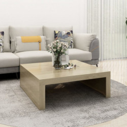Couchtisch Sonoma-Eiche 100x100x35 cm Spanplatte
