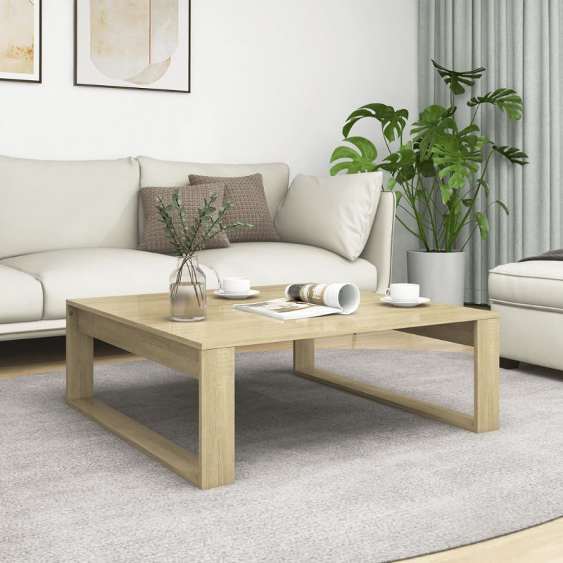 Couchtisch Sonoma-Eiche 100x100x35 cm Spanplatte