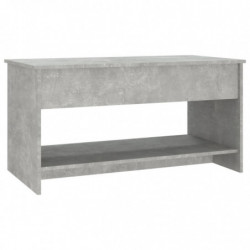 Couchtisch Betongrau 102x50x52,5 cm Holzwerkstoff