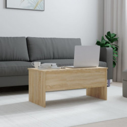 Couchtisch Sonoma-Eiche 102x50,5x46,5 cm Holzwerkstoff