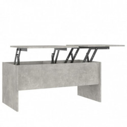 Couchtisch Betongrau 102x50,5x46,5 cm Holzwerkstoff