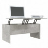 Couchtisch Betongrau 102x50,5x46,5 cm Holzwerkstoff