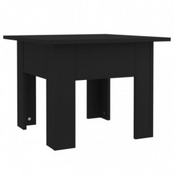 Couchtisch Schwarz 55x55x42 cm Spanplatte