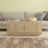 Couchtisch Sonoma-Eiche 102x50x45 cm Holzwerkstoff