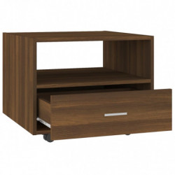 Couchtisch Braun Eichen-Optik 55x55x40 cm Holzwerkstoff