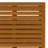 2-tlg. Garten-Sofagarnitur mit Cremeweißen Kissen Akazienholz
