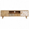 TV-Schrank 140 x 30 x 40 cm Massivholz Mango