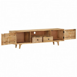 TV-Schrank 140 x 30 x 40 cm Massivholz Mango