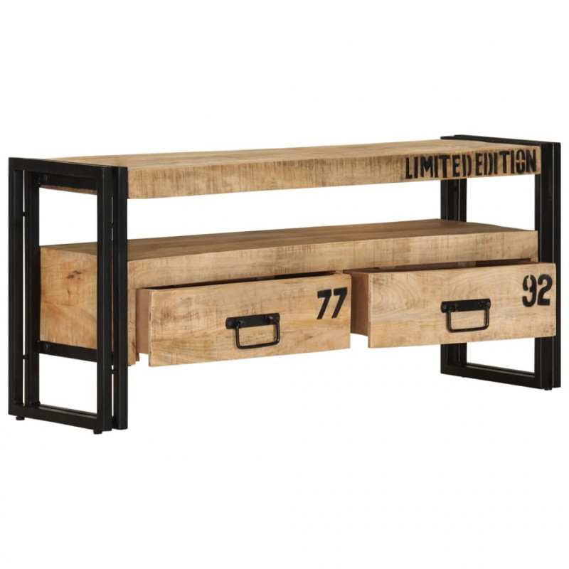 TV-Schrank 100 x 30 x 45 cm Massivholz Mango