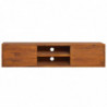 Wand-TV-Schrank 135x30x30 cm Teak Massivholz