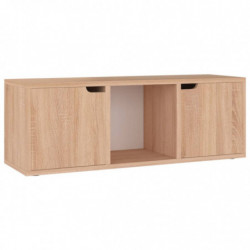 TV-Schrank Sonoma-Eiche 88,5x27,5x30,5 cm Spanplatte