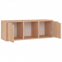 TV-Schrank Sonoma-Eiche 88,5x27,5x30,5 cm Spanplatte