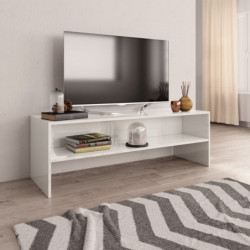 TV-Schrank Hochglanz-Weiß 120x40x40 cm Holzwerkstoff