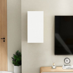 TV-Schrank Weiß und Sonoma-Eiche 30,5x30x60 cm Spanplatte