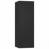 TV-Schrank Schwarz 30,5x30x90 cm Spanplatte