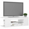 TV-Schrank mit LED-Leuchten Weiß 90x39x30 cm