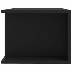 TV-Schrank mit LED-Leuchten Schwarz 90x39x30 cm