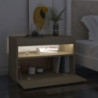 TV-Schrank mit LED-Leuchten Sonoma-Eiche 60x35x40 cm
