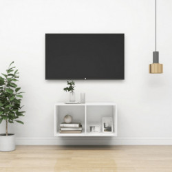 TV-Wandschrank Weiß 37x37x72 cm Holzwerkstoff