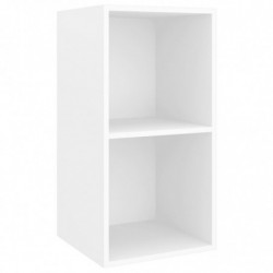 TV-Wandschrank Weiß 37x37x72 cm Holzwerkstoff