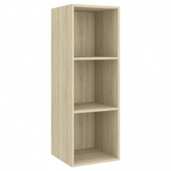 TV-Wandschrank Sonoma-Eiche 37x37x107cm Spanplatte