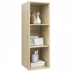 TV-Wandschrank Sonoma-Eiche 37x37x107cm Spanplatte