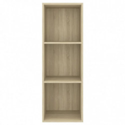 TV-Wandschrank Sonoma-Eiche 37x37x107cm Spanplatte