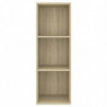 TV-Wandschrank Sonoma-Eiche 37x37x107cm Spanplatte