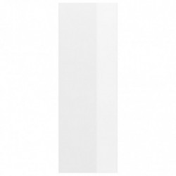TV-Wandschrank Hochglanz-Weiß 37x37x107 cm Spanplatte